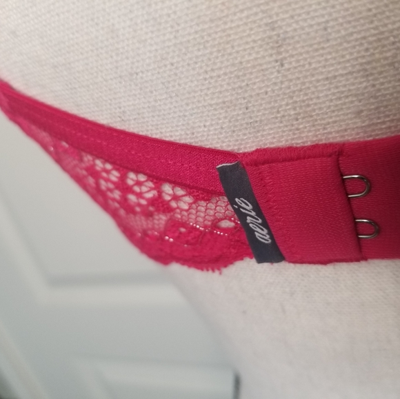 Aerie Dark Pink Push Up Bra - Picture 5 of 6